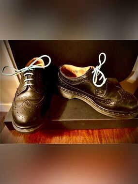 Dr. Martens Black Brogue Shoes | EU 38 | Unisex / Androgynous Style